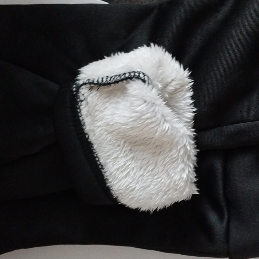 Nwot black fleece lined leggings